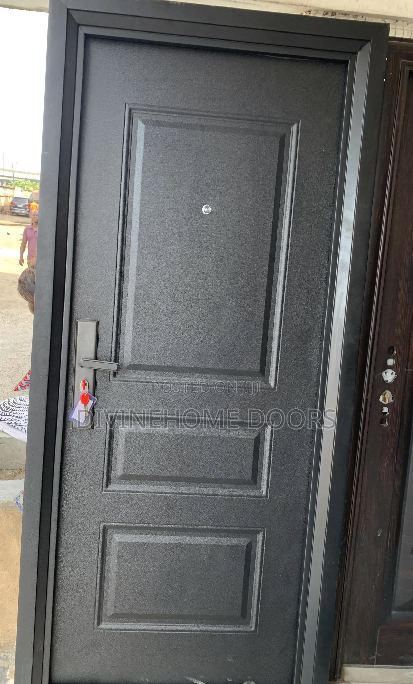 014 Glazed Steel Door
