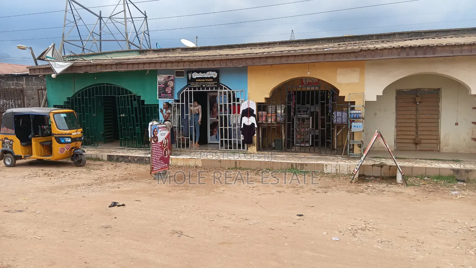 100ft/120ft Atan Kekere Ayobo 4 Active Shops Fenced Gated