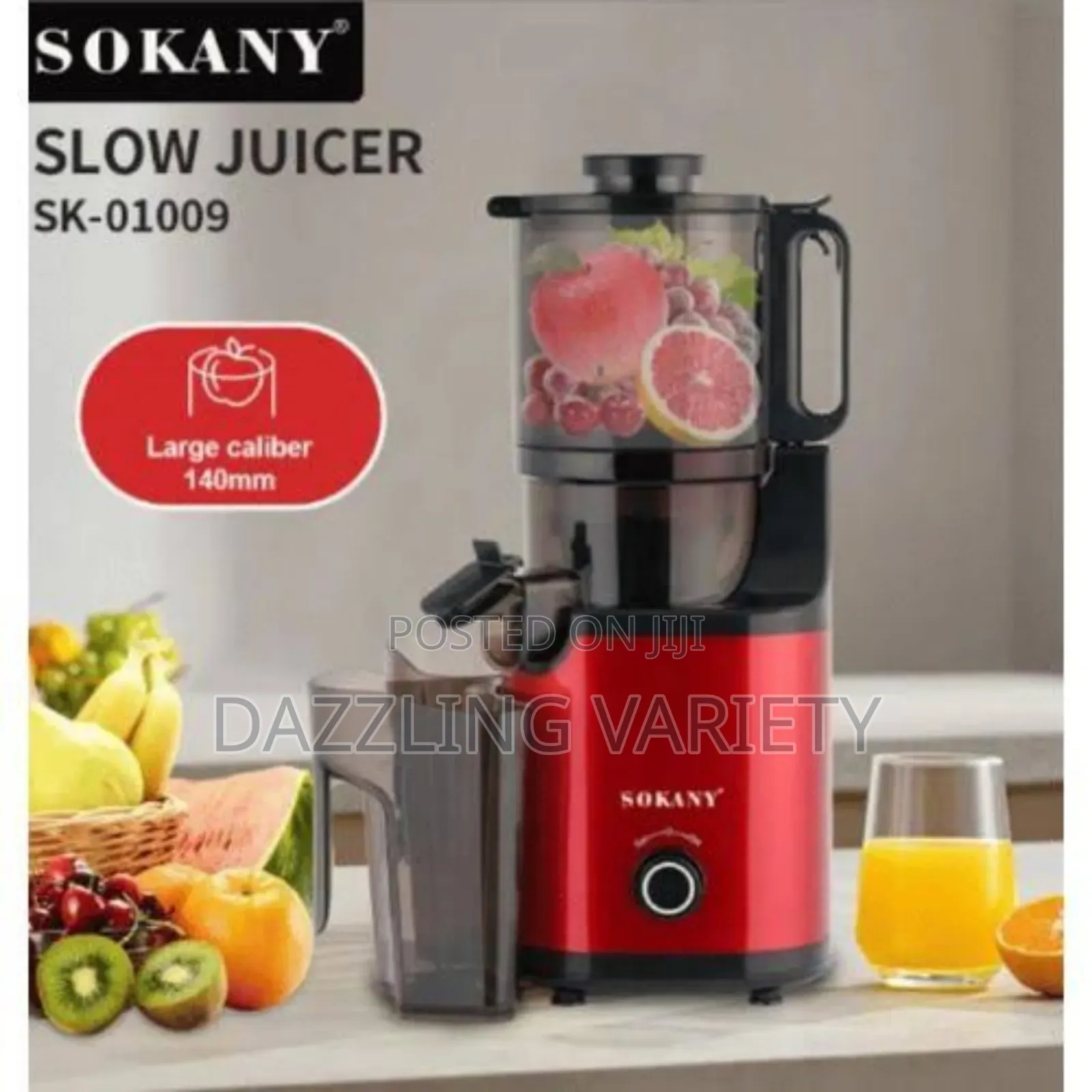 800watts Sokany Slow Juicer