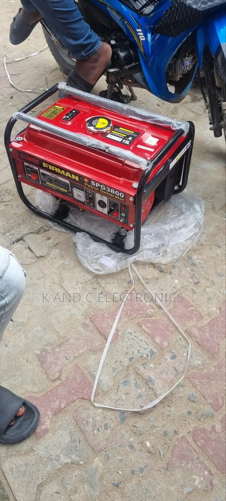 Firman 3.5kva Petrol Generator 100%Copper Wire