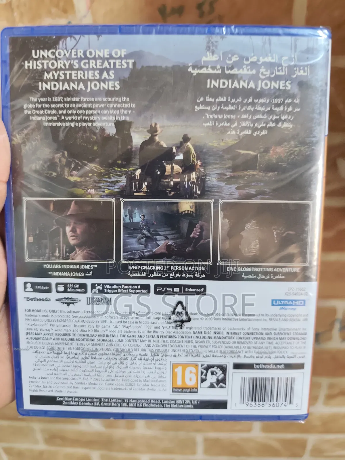 Ps5 Indiana Jones the Great Circle Game