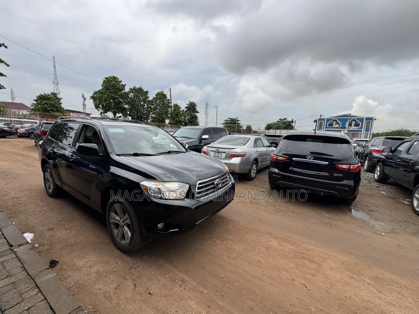Toyota Highlander Sport 2008 Black