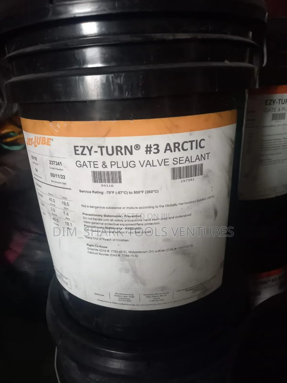 Ezy-Turn #3 Arctic Gate Plug Valve Sealant.