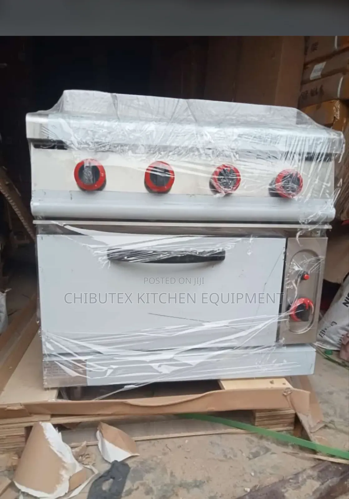 Industrial Gas Cooker 4burners With Oven