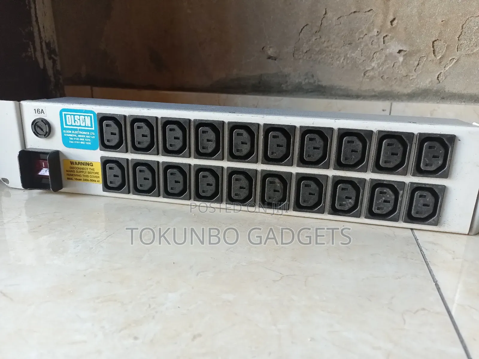 Olson 20 Way Ups Power Strip Pdu