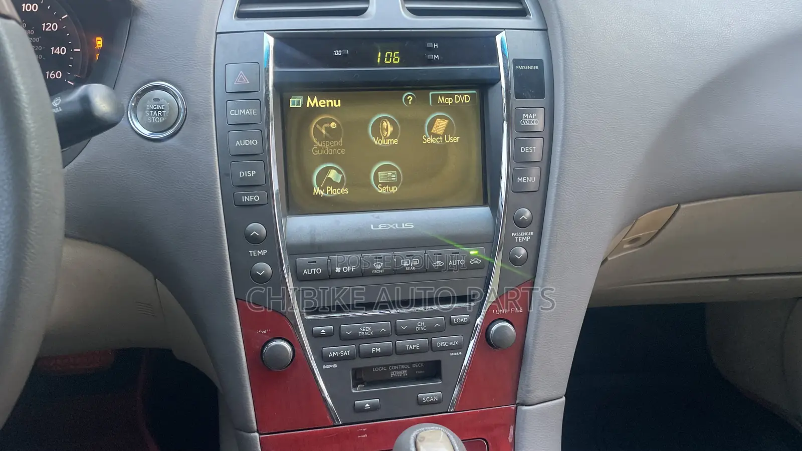 Lexus Es350 Navigation Factory Follow Come Radio
