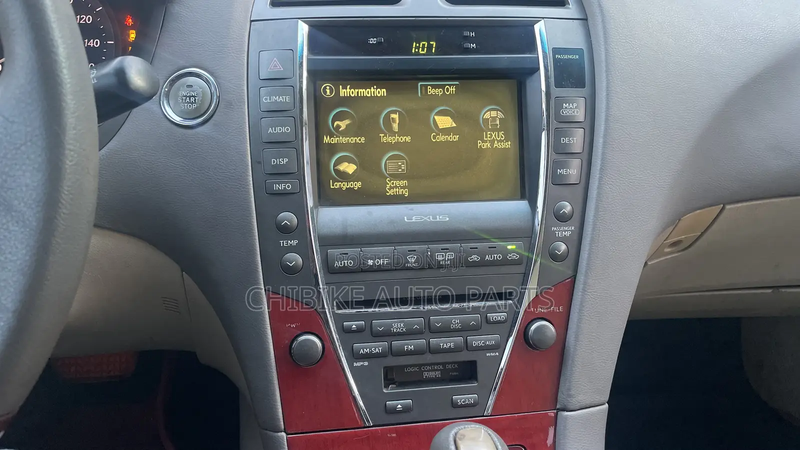 Lexus Es350 Navigation Factory Follow Come Radio