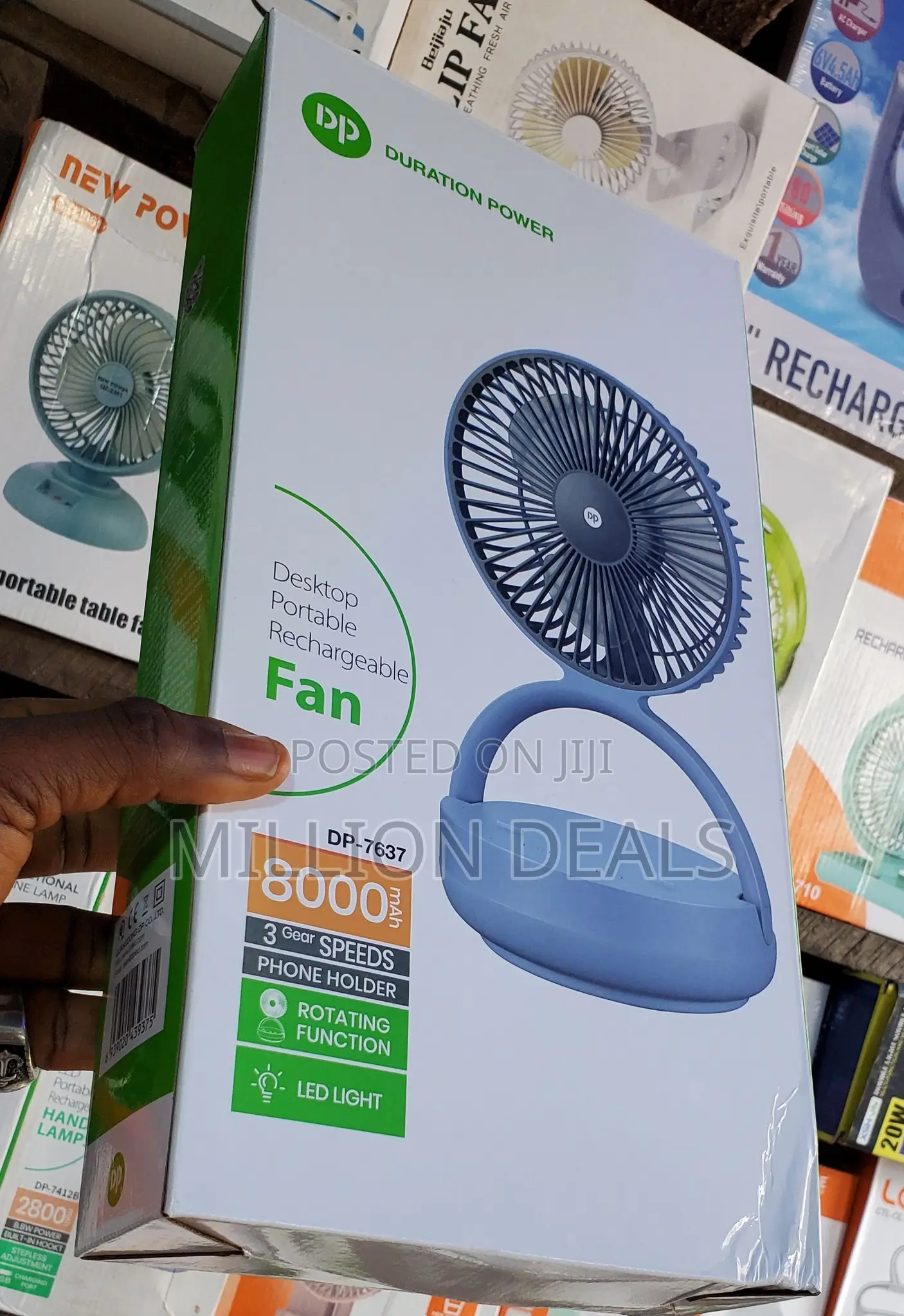 Desktop Rechargeable Portable Fan