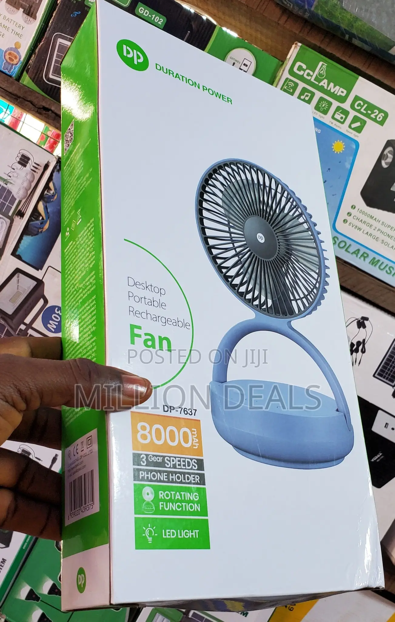 Desktop Rechargeable Portable Fan