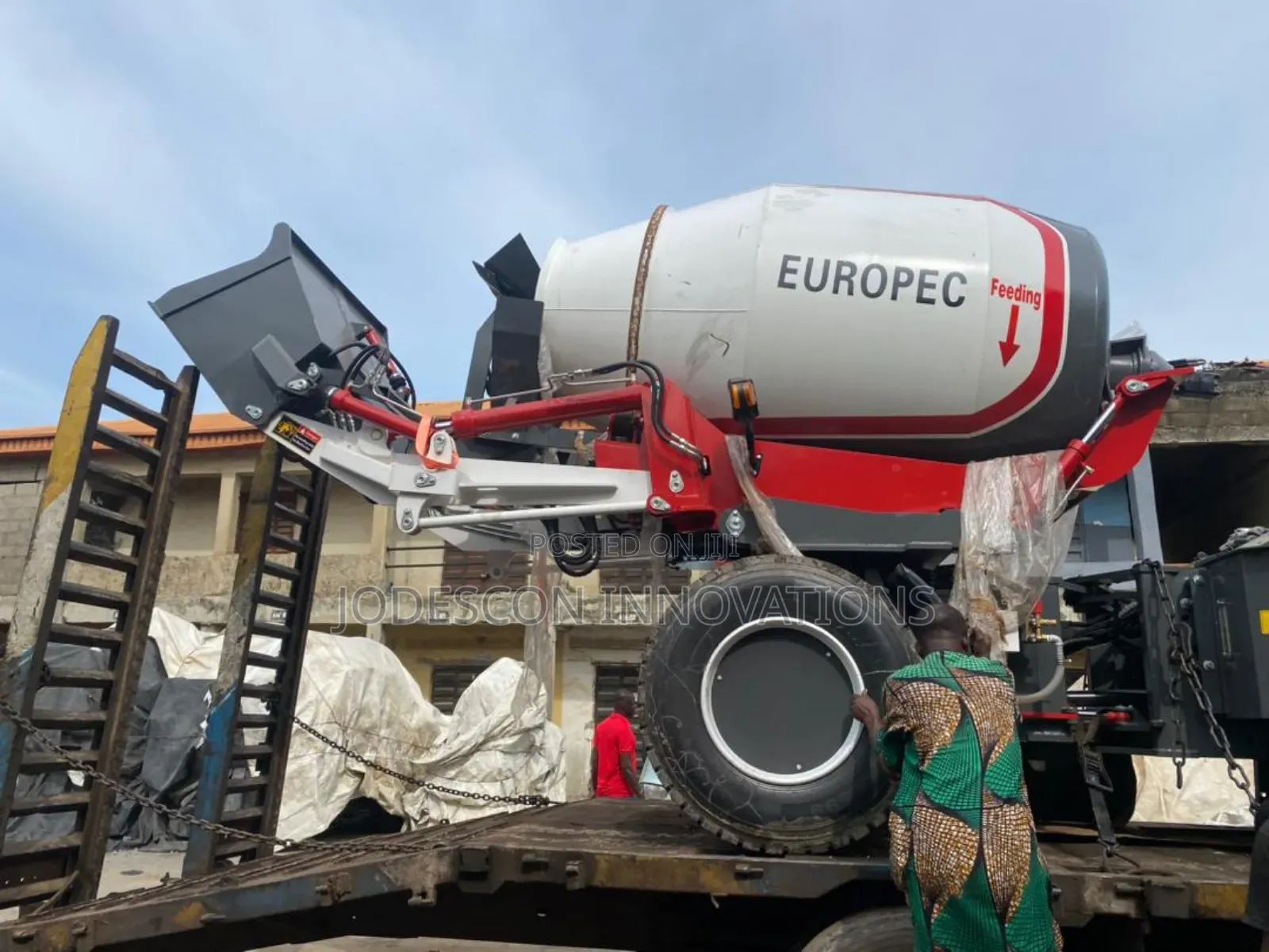 4t Self Loader Concrete Mixer