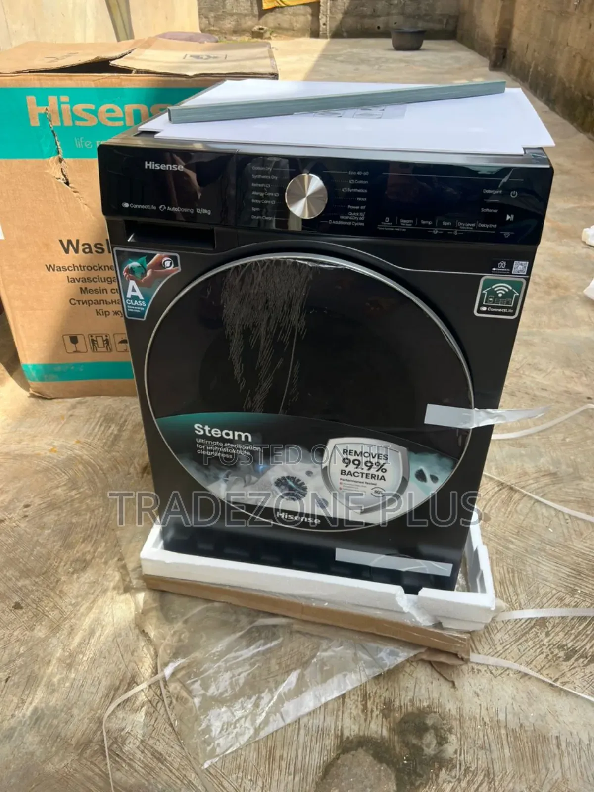Hisense12kg Wash and 8kg Dryer Automatic Washing Machine