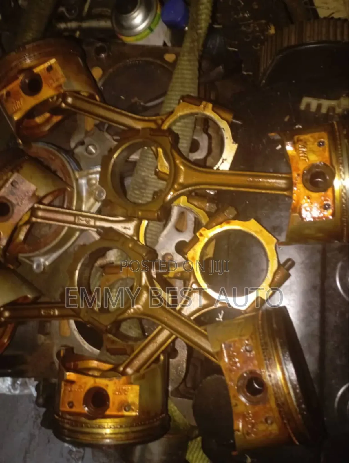 Half Engine, Crankshaft,Piston for Pajero