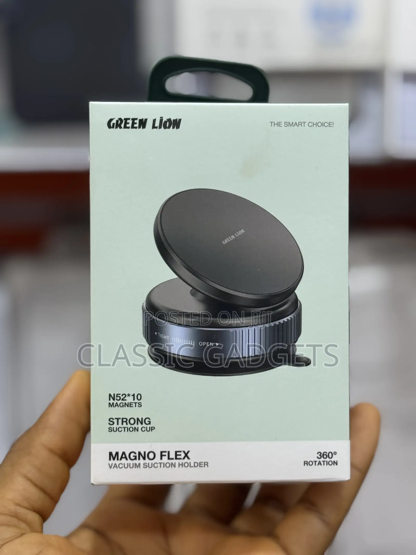 Green Lion Magno Flex Vacuum Suction Phone Holder