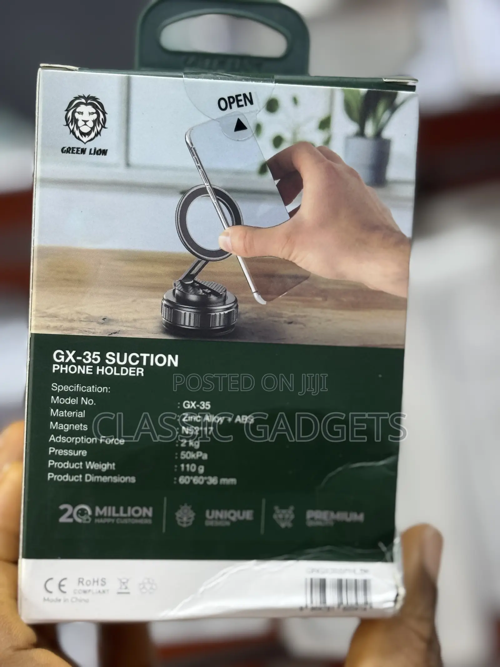 Green Lion Gx-35 Suction Phone Holder