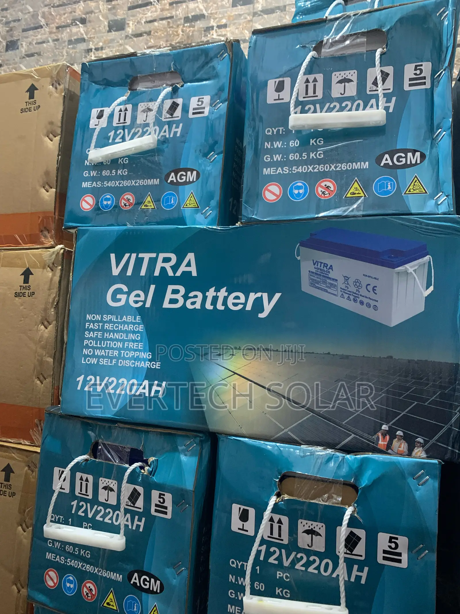 220 Ahms 12v Vitra Dry Cell Battery Strong And Durable