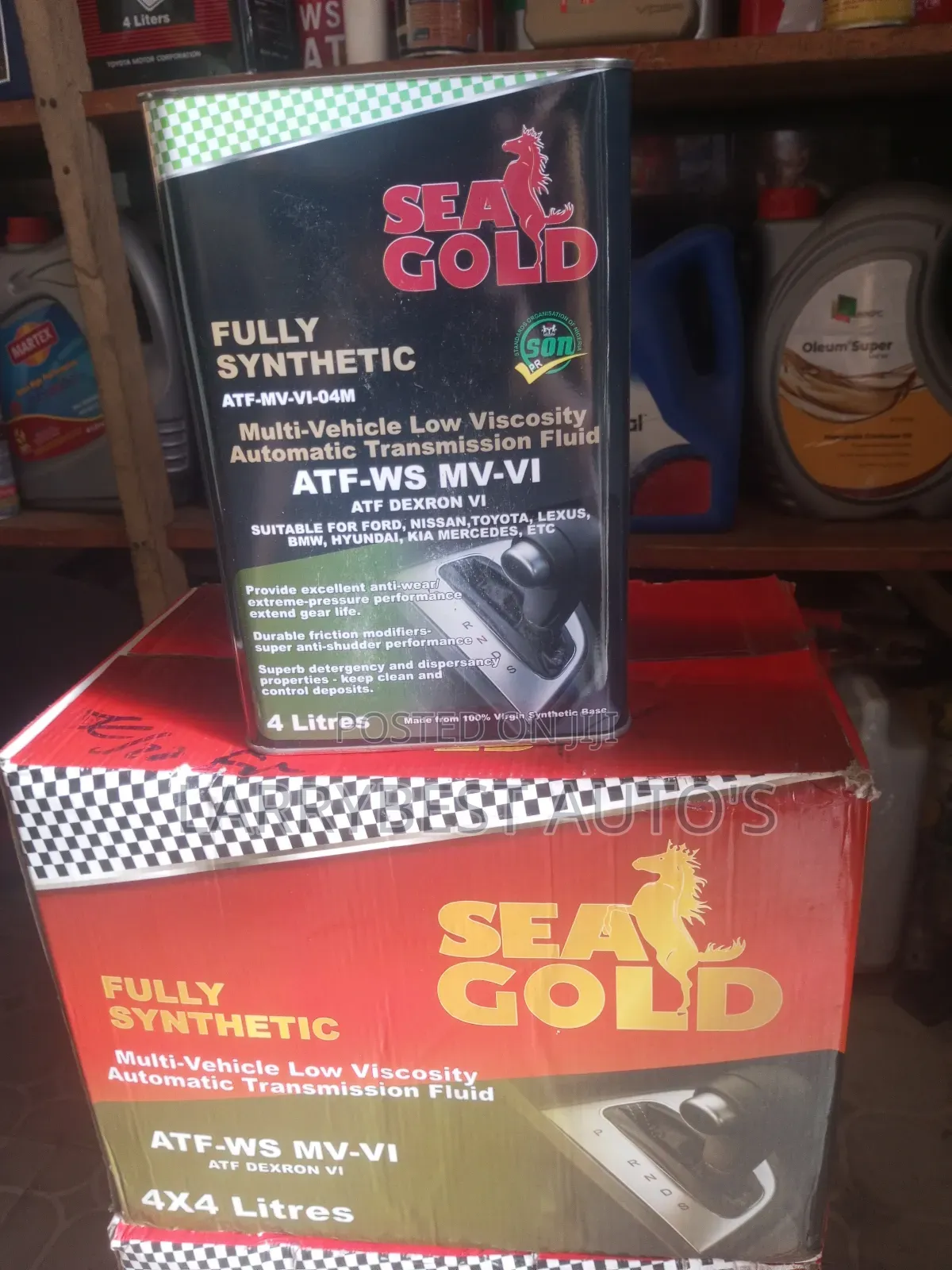Sea Gold Fully Synthetic Transmission Fluid Ws 4lt