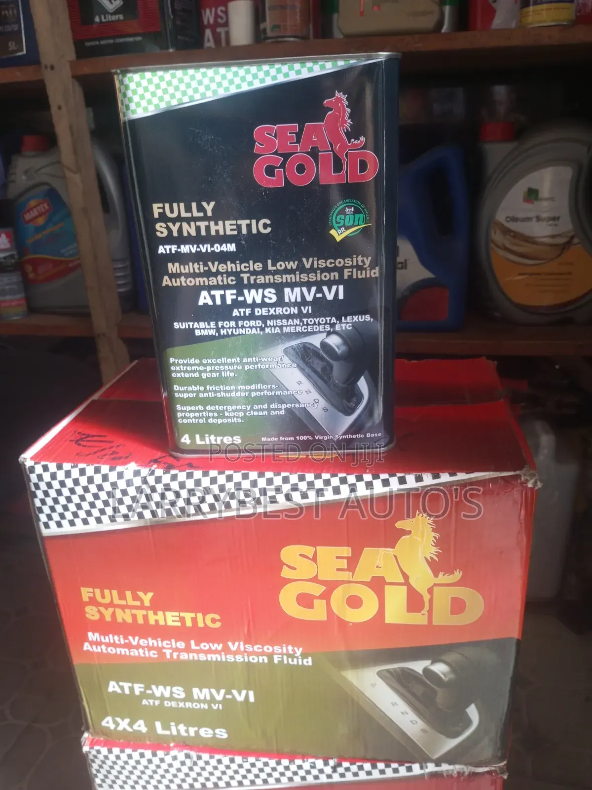 Sea Gold Fully Synthetic Transmission Fluid Ws 4lt