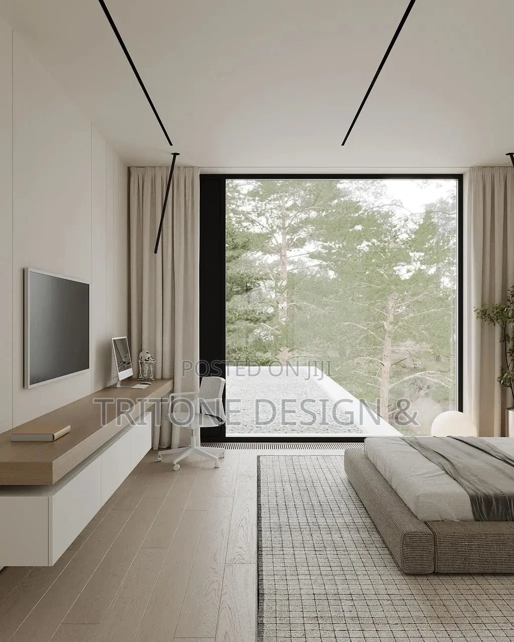 Minimalistic Bedroom Interior Design