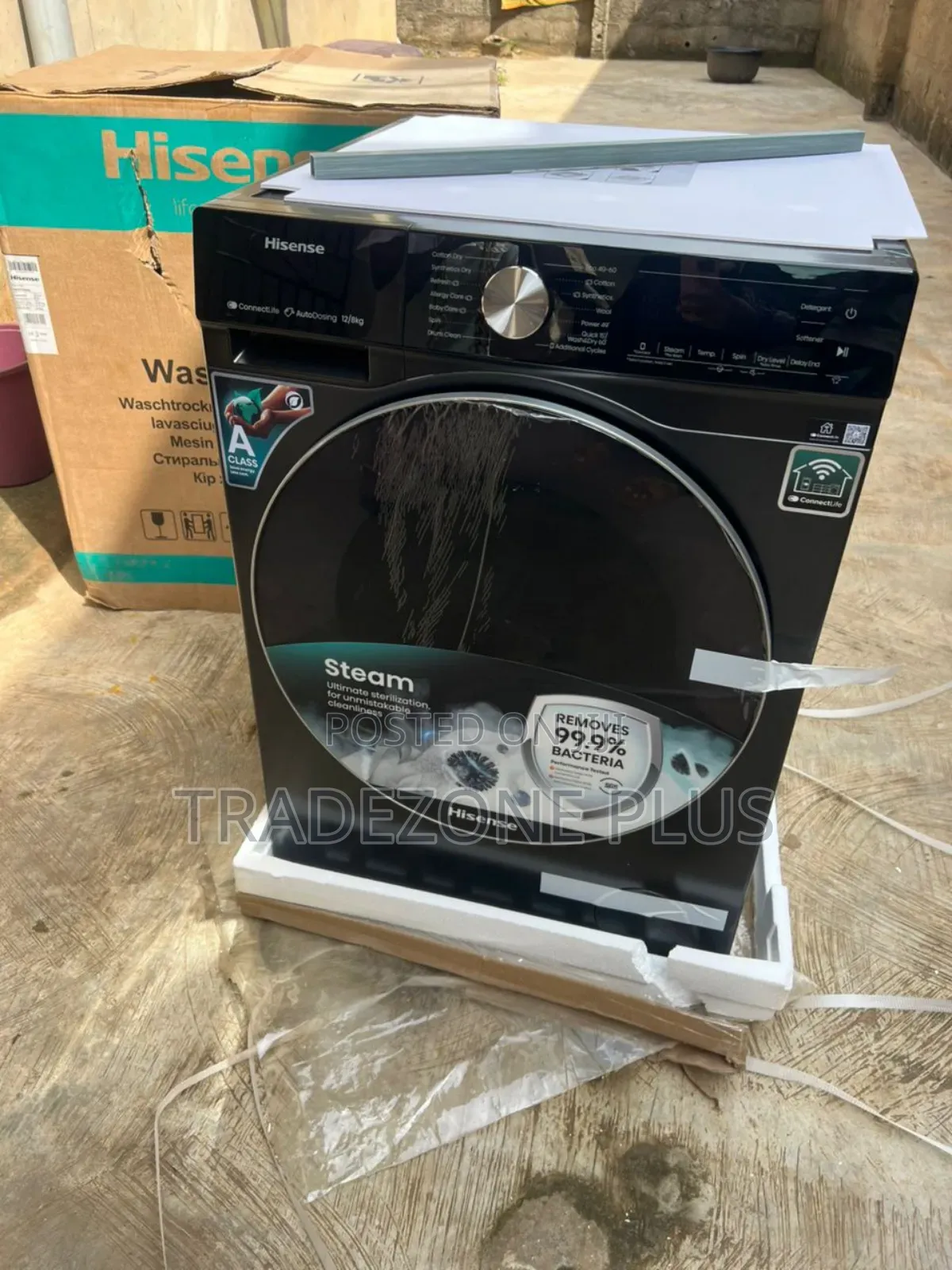 Low-Power Consumption Hisense 12kg Wash and Dry