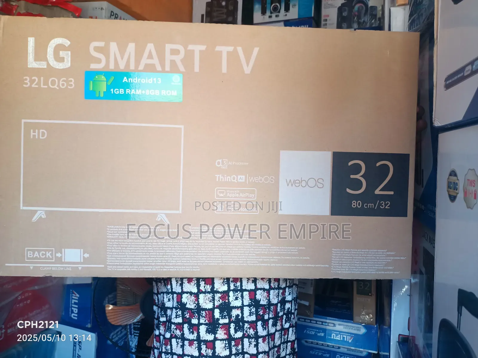 Original TCL 32inche Smart Tv Frameless Hi