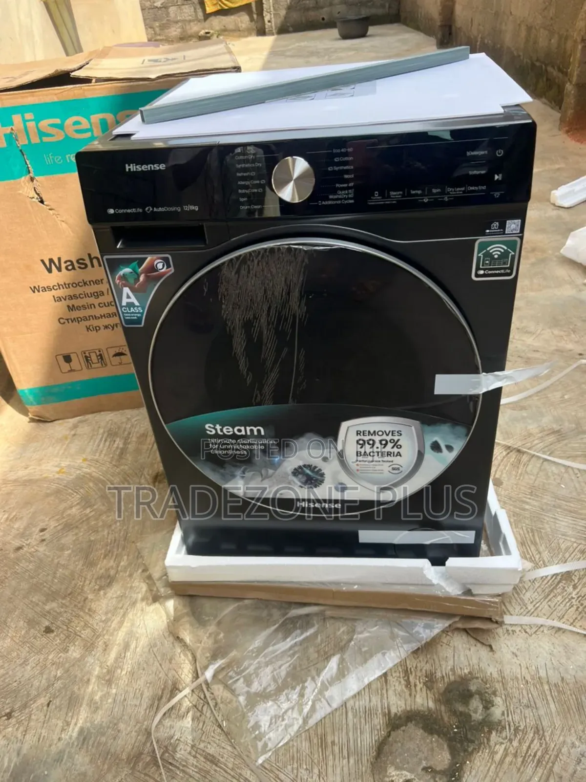 Silent Turbo Hisense 12kg Washer and Dryer