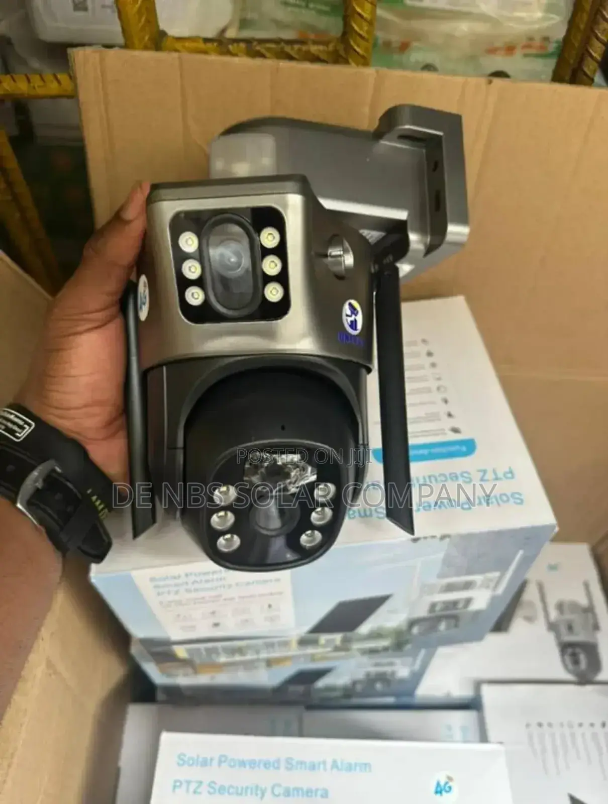 PTZ 4g Dual Lens Solar CCTV Camera 360° Outdoor