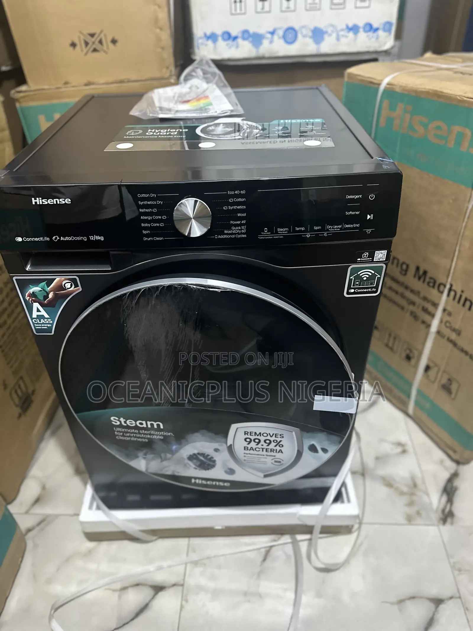 Hisense Jetwash 12kg/8kg Washer and Dryer.