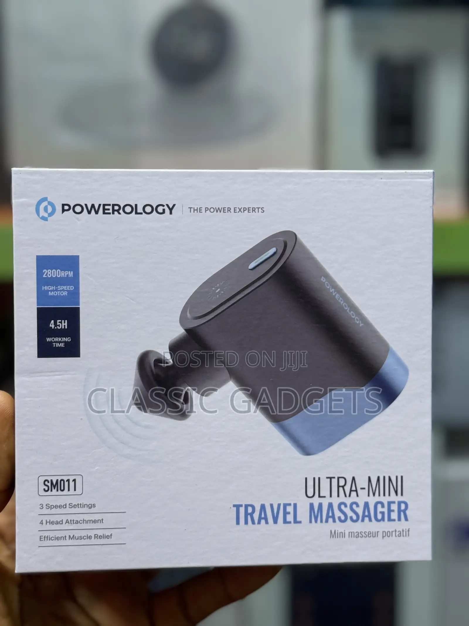 Powerology Sm011 Ultra-Mini Travel Massager