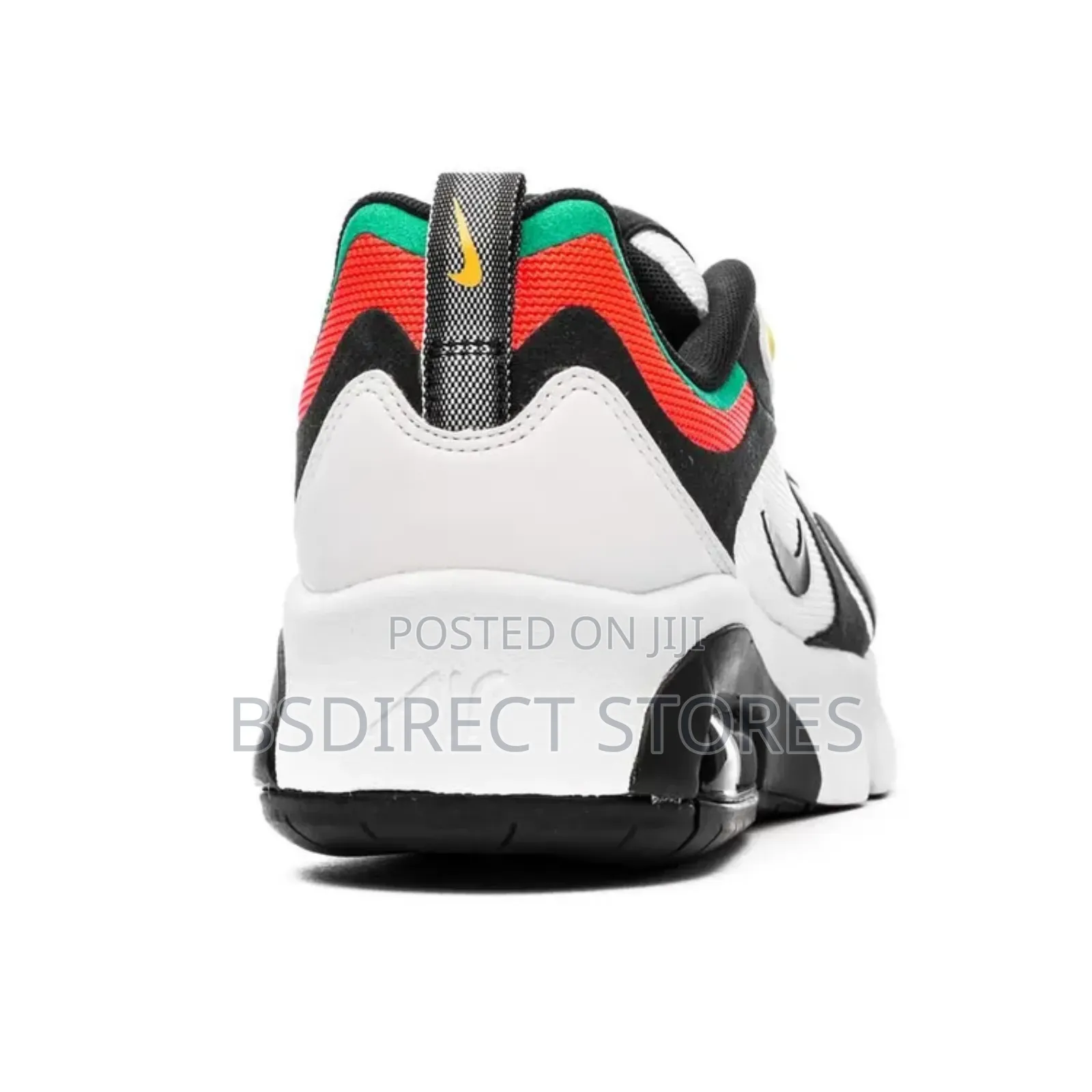 Nike Air Max 200 Trainers Shoes 100 White Black Crimson