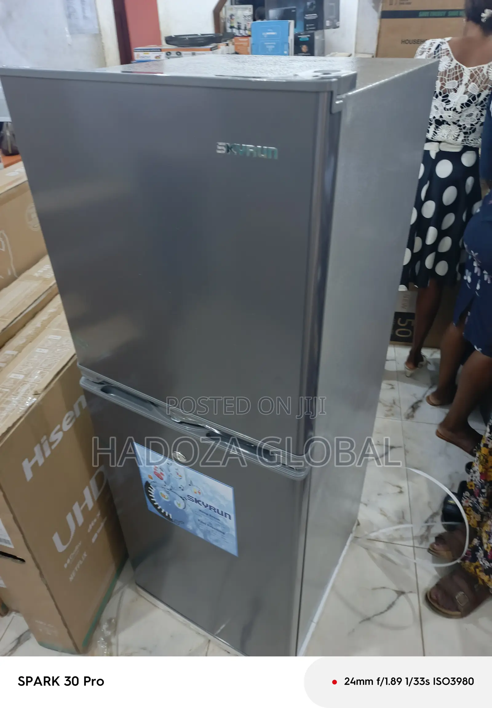 Dual Compartment Refrigerator By Skyrun - 195 Litres