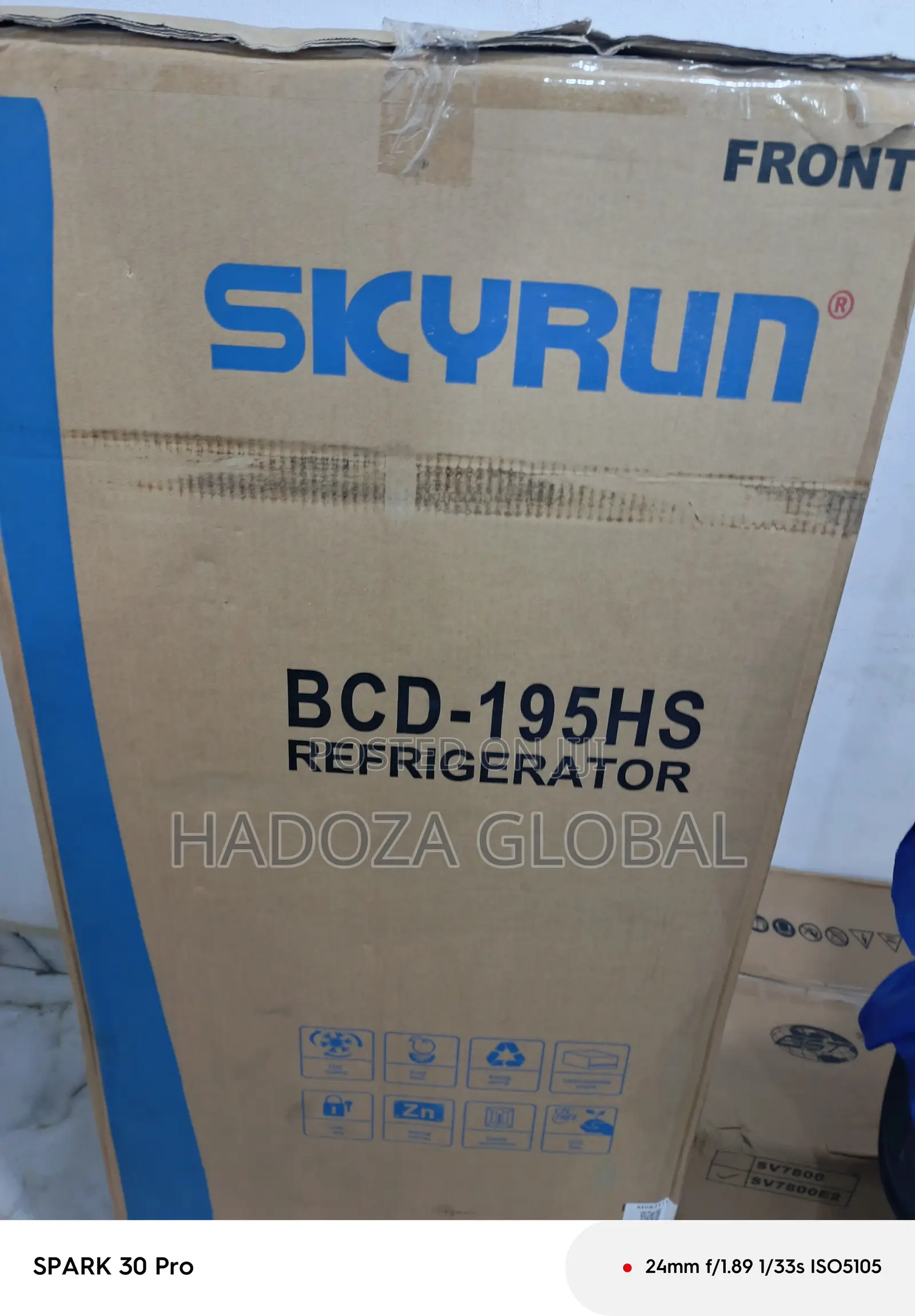 All-in-one Dual Door Refrigerator - 195l Skyrun Unit