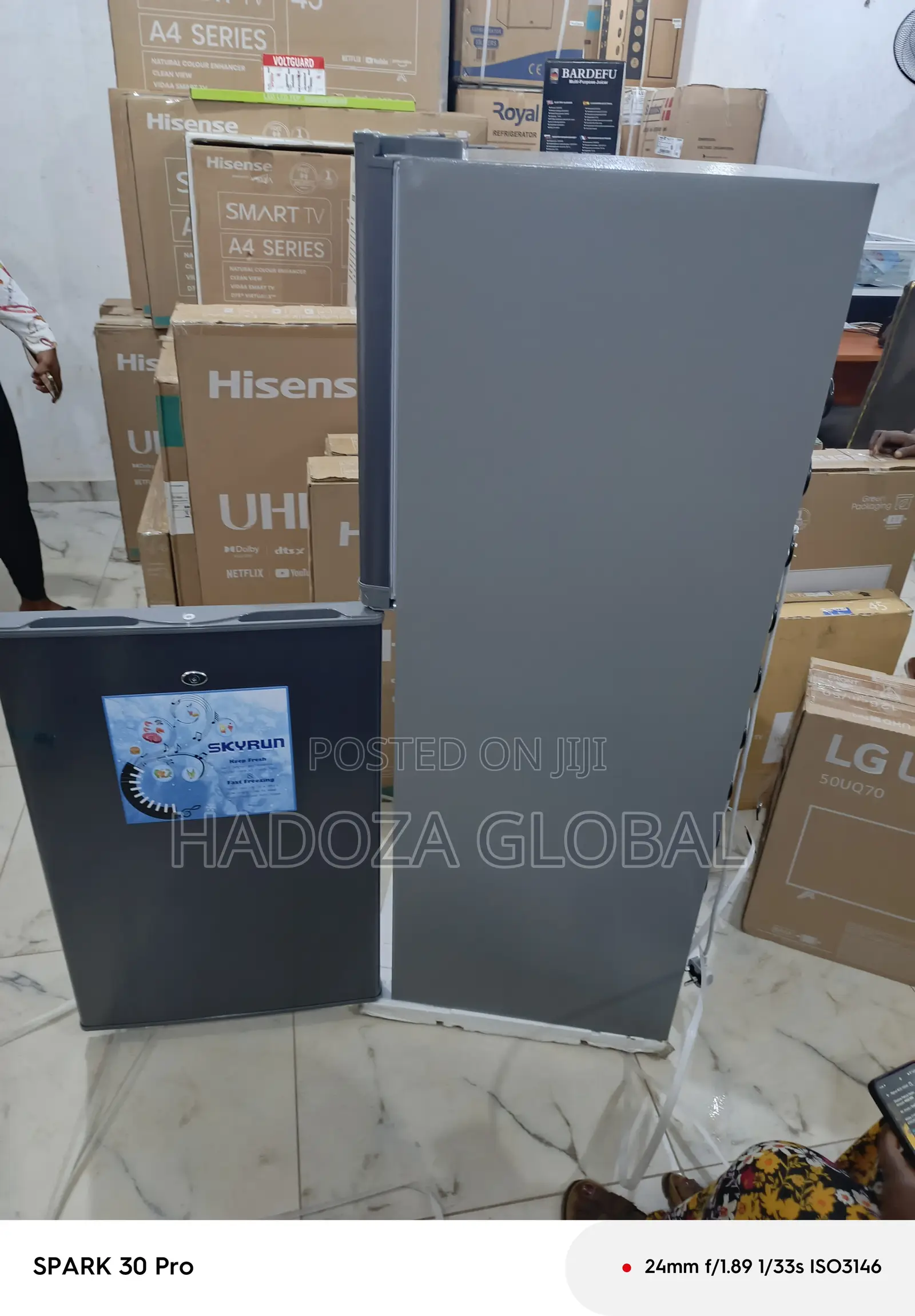 Dual-action Cooling Unit - Freezer + Fridge - Skyrun 195l