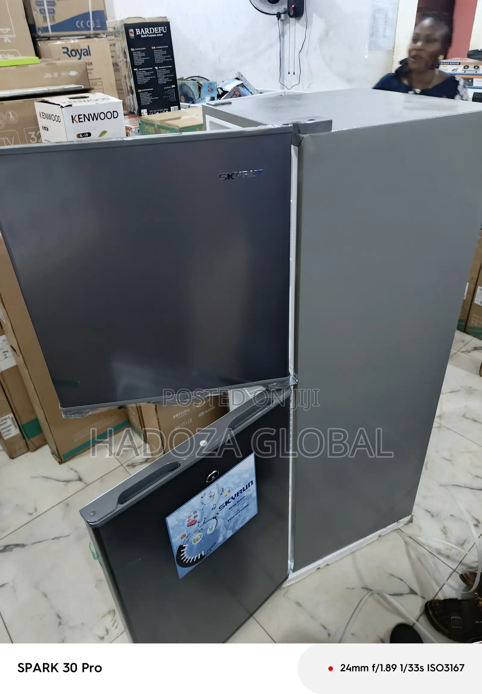 Skyrun Chillpro Series - Dual Door Refrigerator - 195 Litres