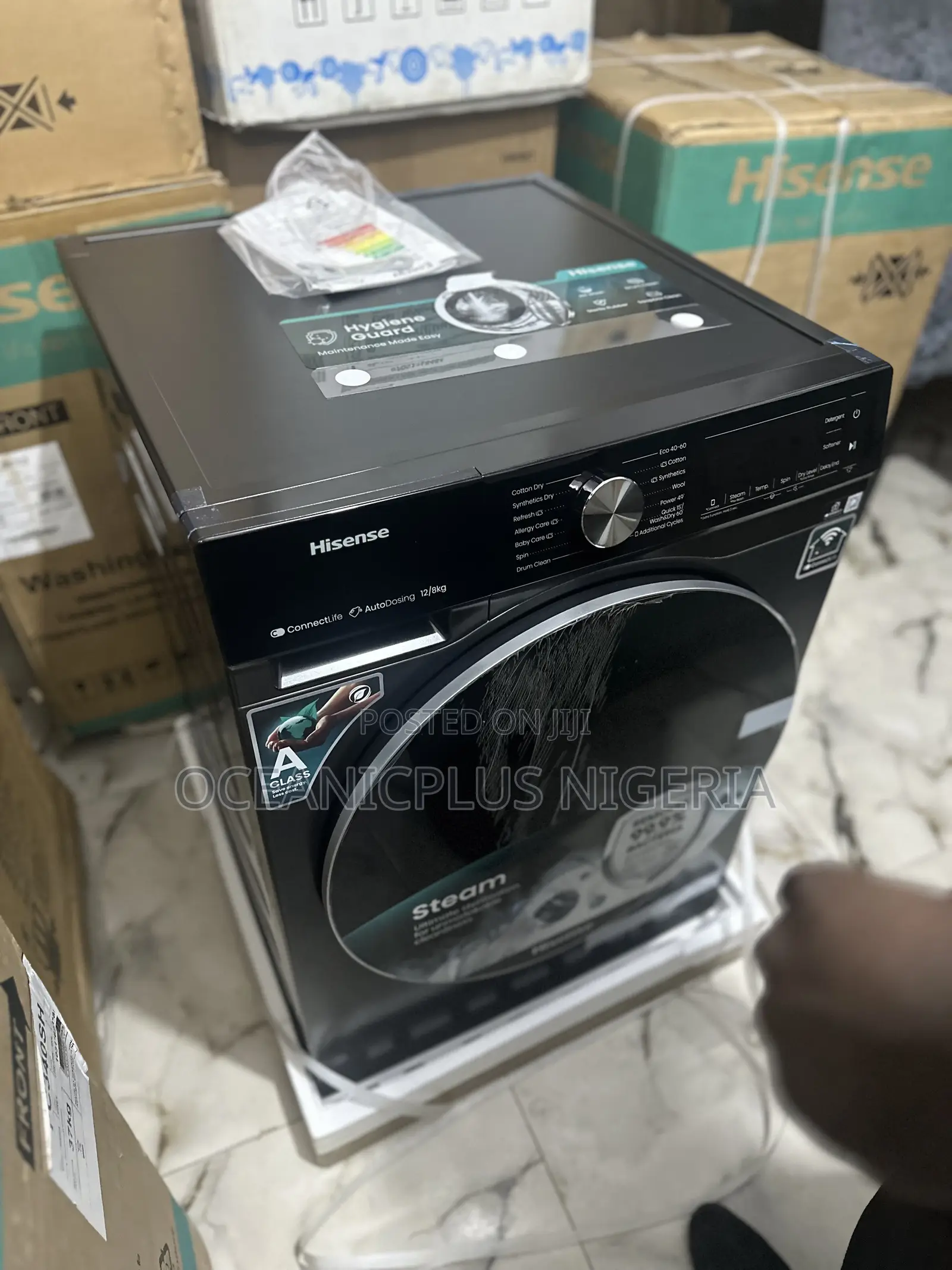 Hisense Prestige Duo 12kg/8kg Washer and Dryer.