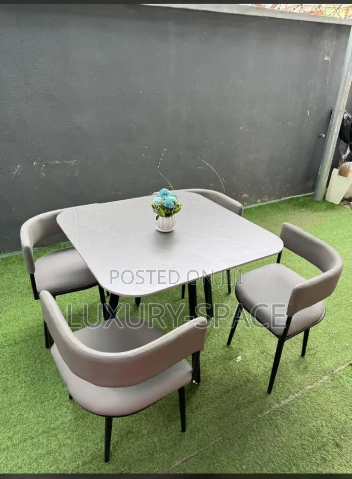 Modern Marble 4 Seater Dining Set