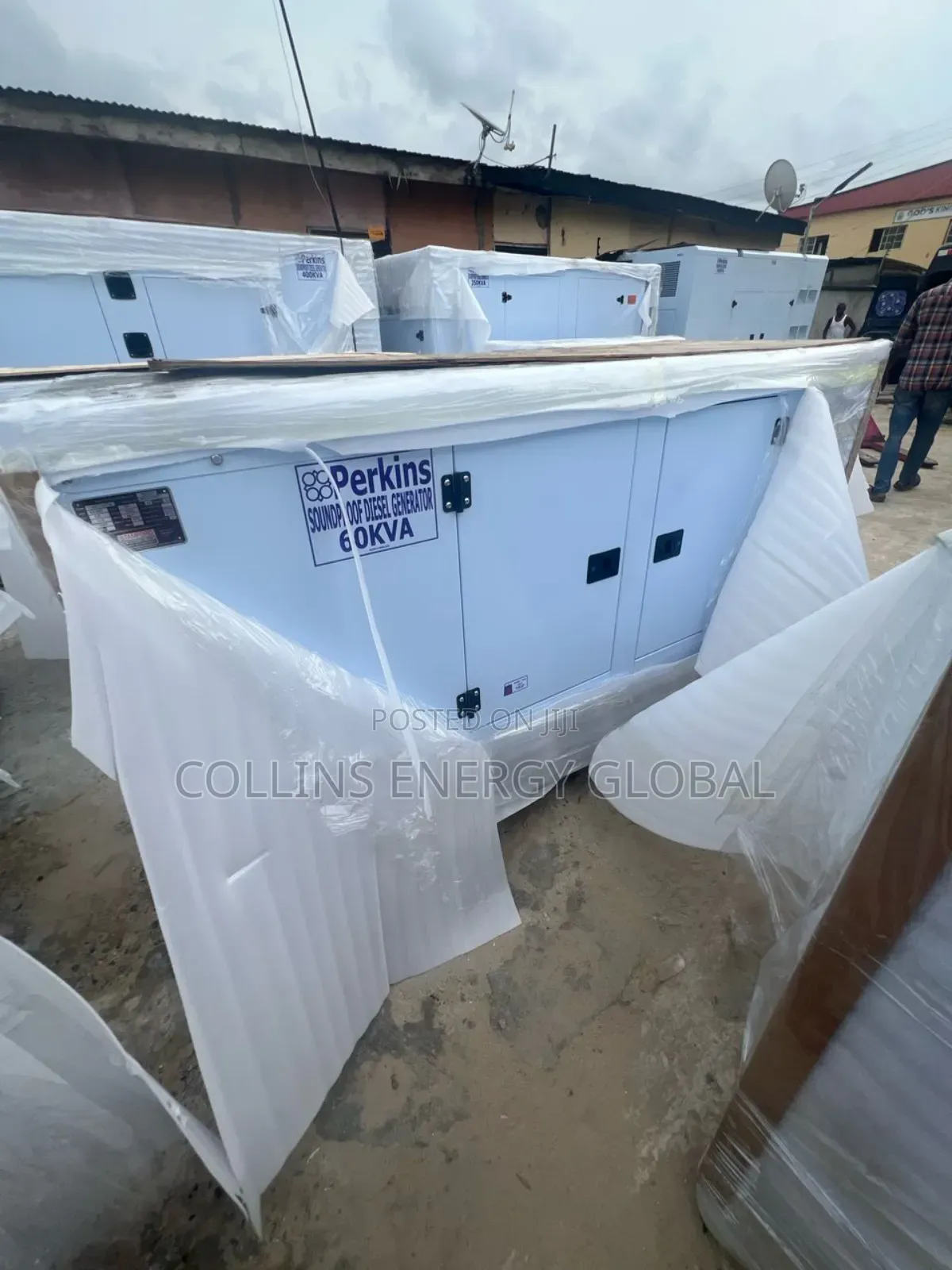 60kva Uk Perkins Soundproof Copper Coil Generator