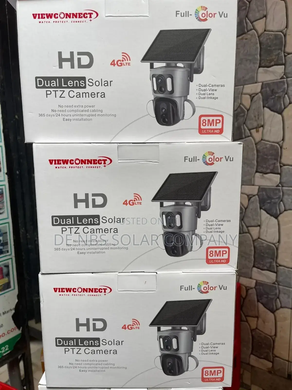 Ubox Ptz 4g Solar Cctv Camera 360° Outdoor