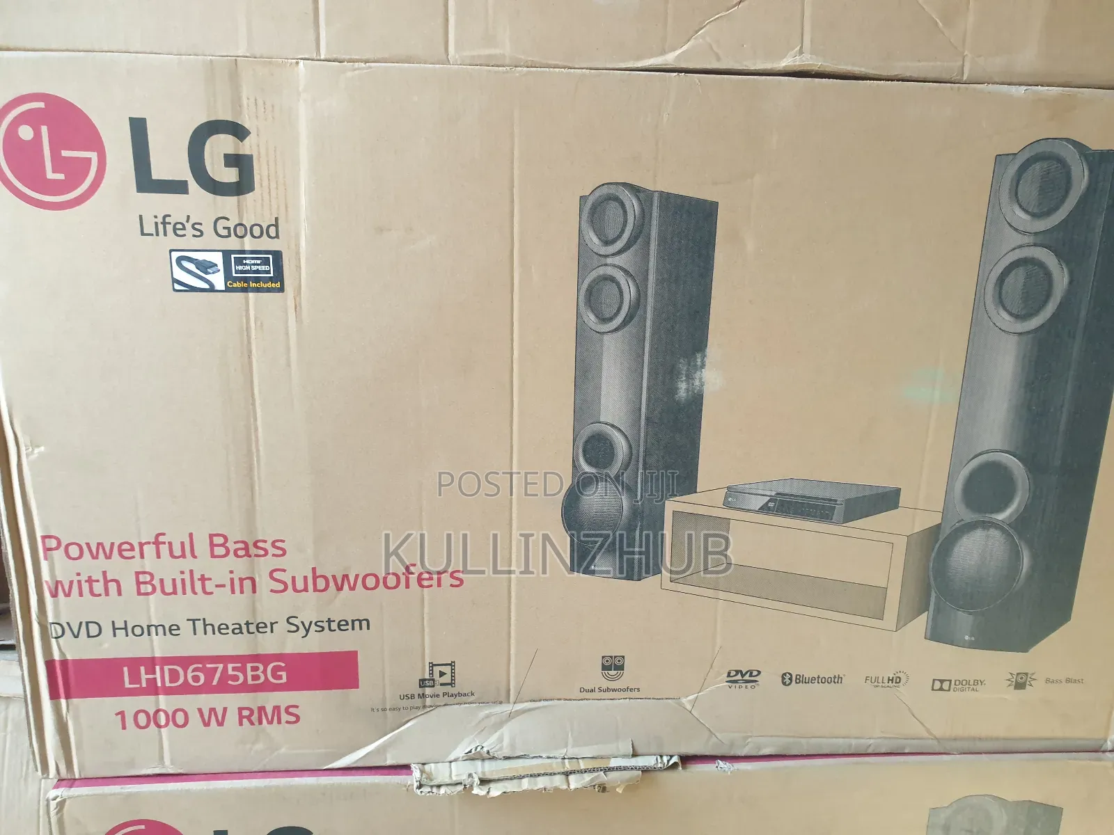 Lg 1000w Bodyguard Dvd Home Theatre System | Aud-675bg
