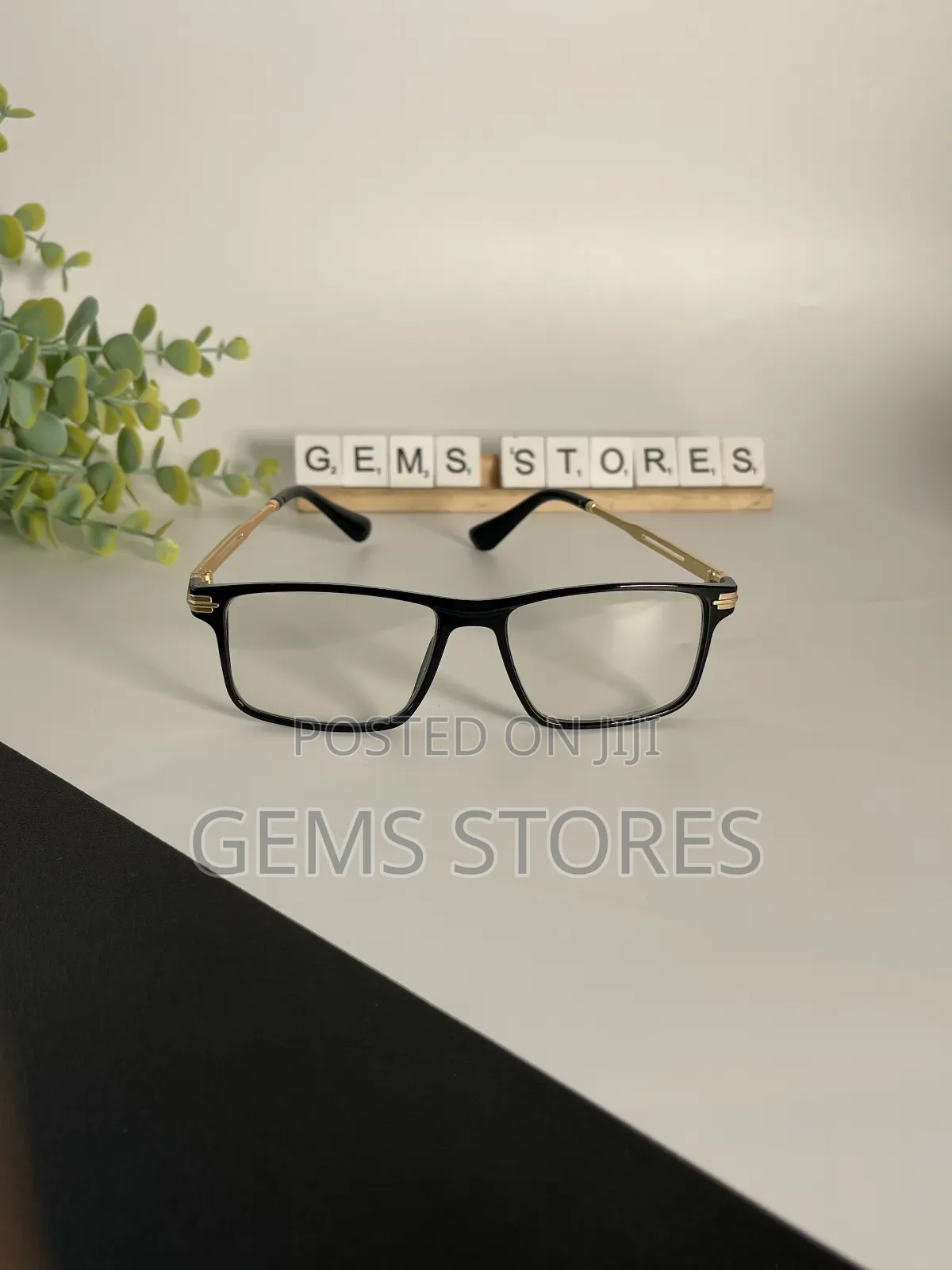 Classic Black Gold Photochromic Glasses - Timeless Frames