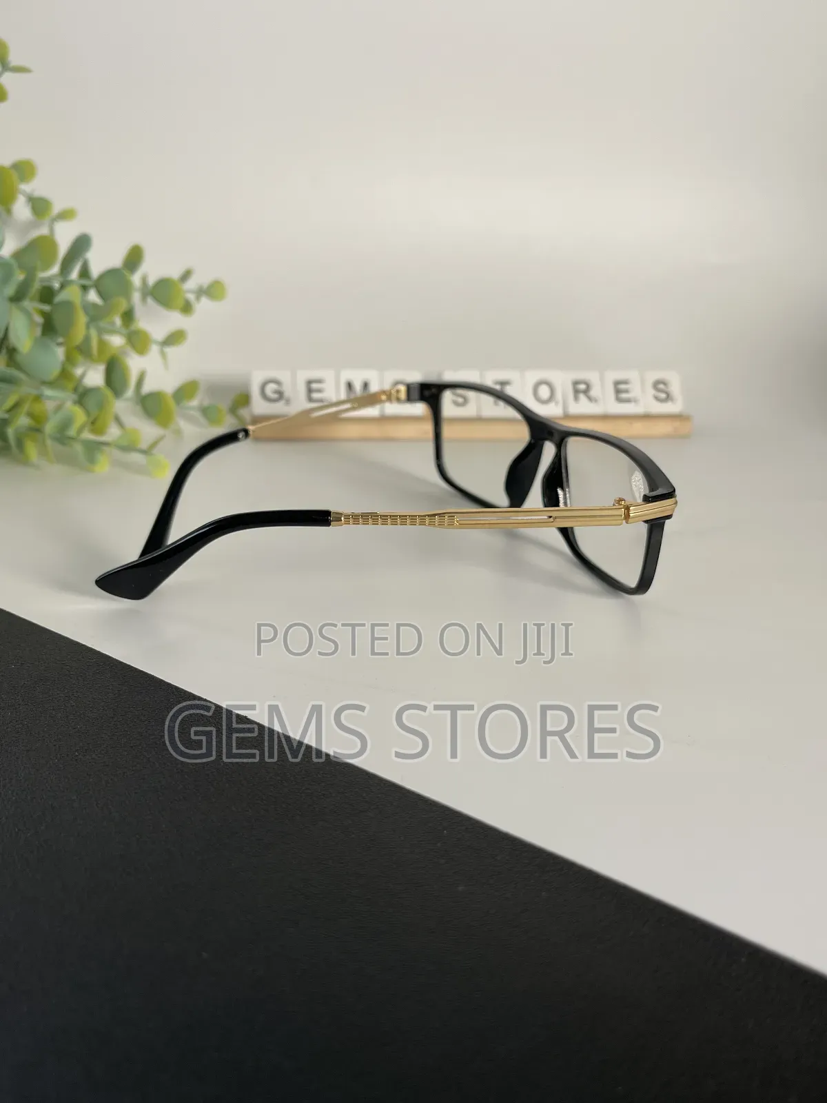 Classic Black Gold Photochromic Glasses - Timeless Frames