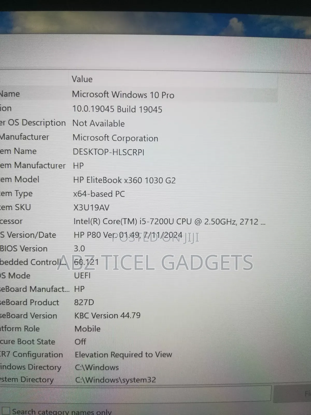 Laptop HP EliteBook X360 1030 G2 8GB Intel Core I5 SSD 256GB
