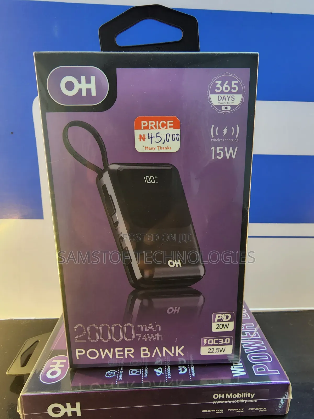 Oh Mobility 20000mah Power Bank