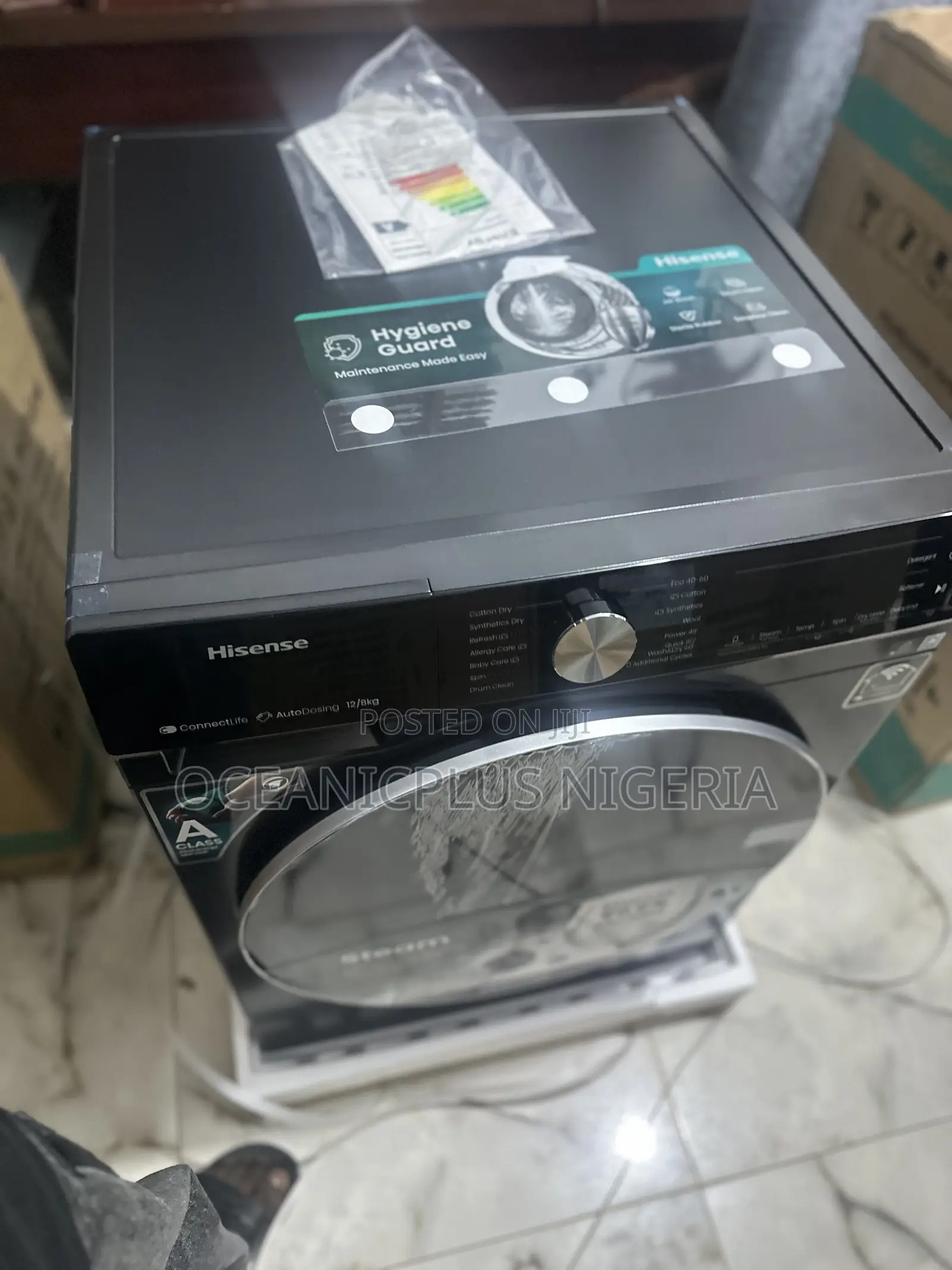 Hisense Expresscycle 12kg/8kg Washer and Dryer.