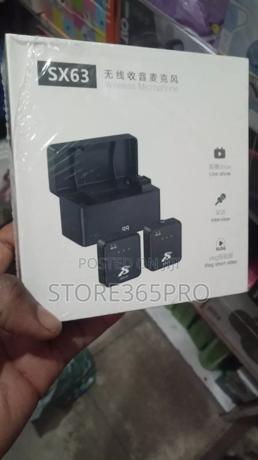 Sx63 Wireless Mic Noise Cancellation