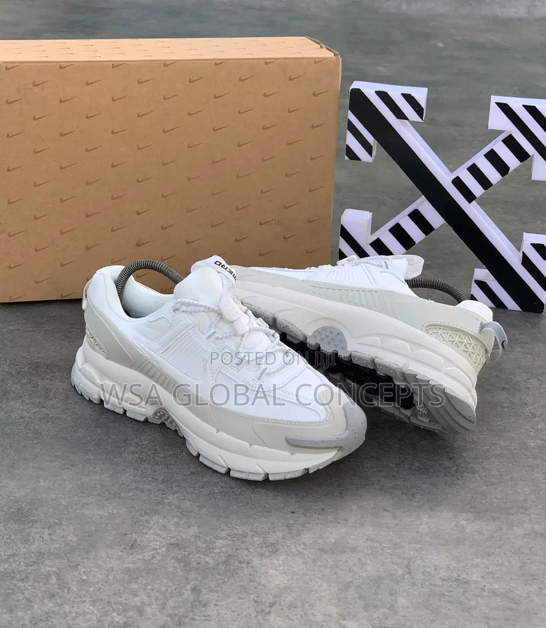 Nike Zoom Vomero 5 Cream White Sneakers