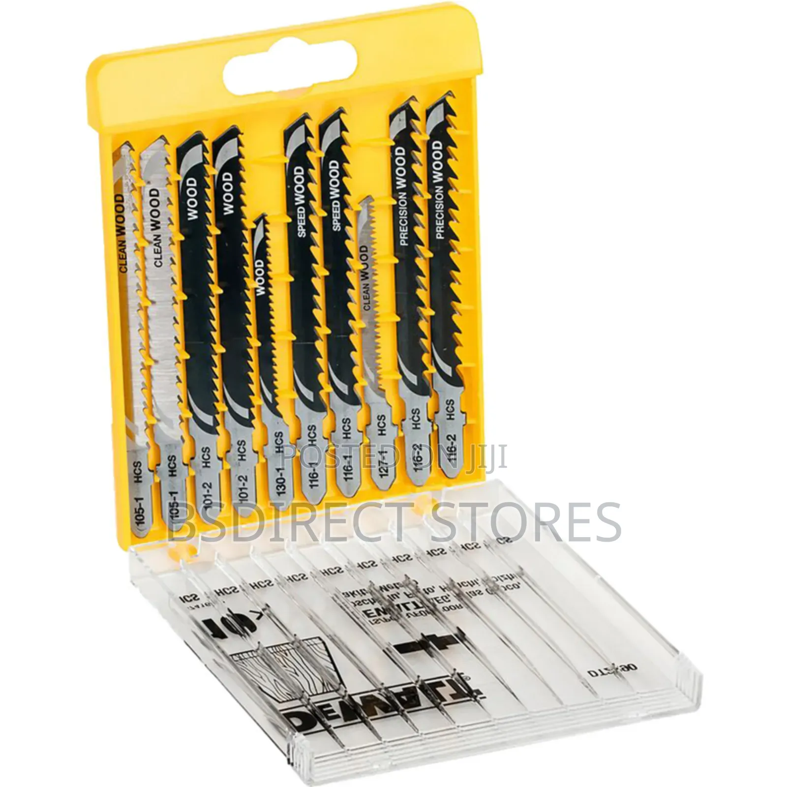 Dewalt Dt2290-Qz 10-Piece Jigsaw Blade Kit - Wood Cutting