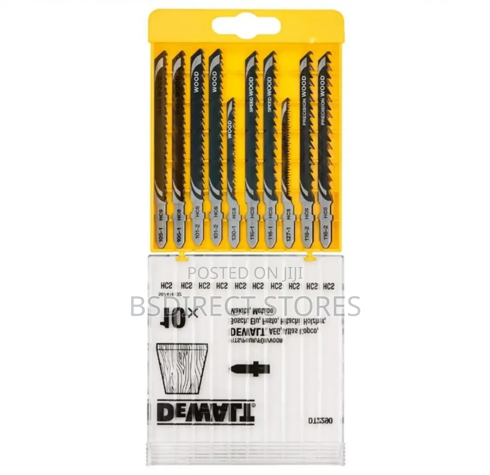 Dewalt Dt2290-Qz 10-Piece Jigsaw Blade Kit - Wood Cutting