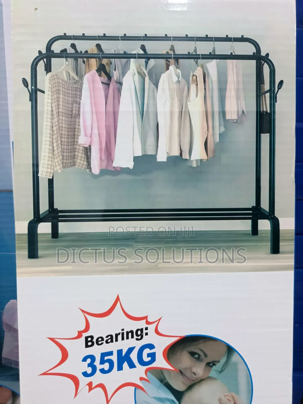 2 Pole and 1 Flat Hanger Wardrobe