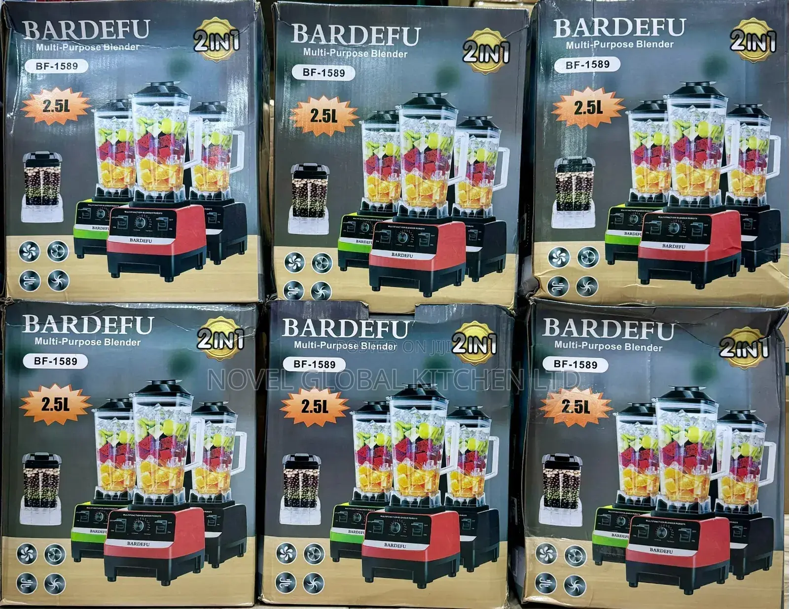 Bardefu 2.5l Multipurpose 2in1 Blender