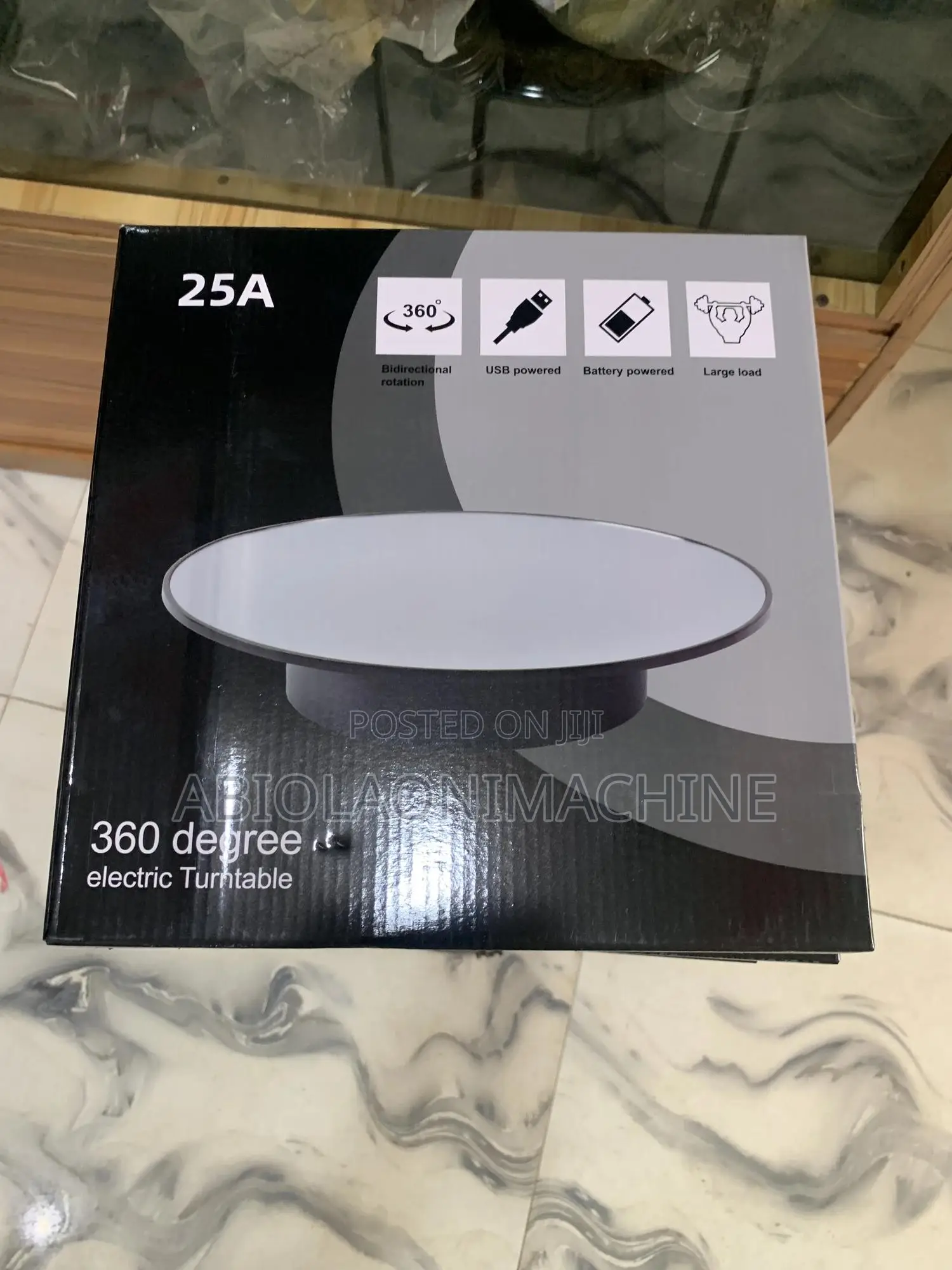 360° Electric Display Turntable – Model 25a